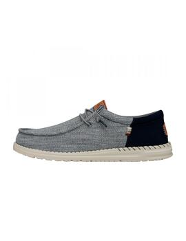 Zapatillas Hey Dude Wally Funk Nylon Craft Hombre Marino