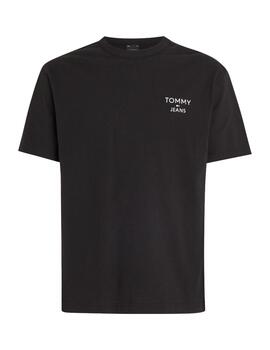 Camiseta Tommy Hilfiger Hombre Negra
