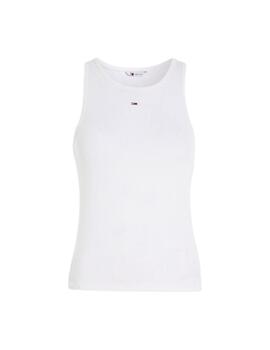 Tommy Hilfiger Top Essential Mujer Blanco