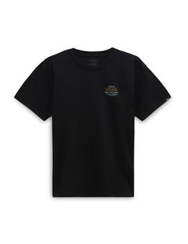 Camiseta Vans ST Classic Black Hombre Negro