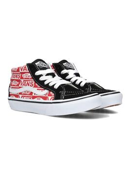 Zapatillas Vans Sk8-Mid Reissue Junior Rojo