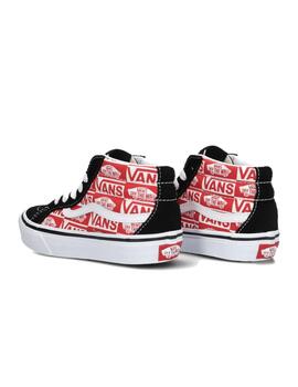 Zapatillas Vans Sk8-Mid Reissue Junior Rojo