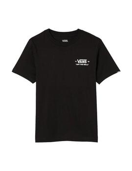 Camiseta Vans Essential-B Black Junior Negro