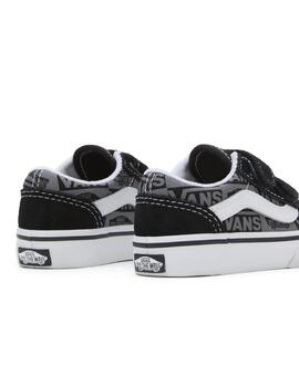 Zapatillas Vans Old Skool Velcro Niño