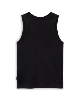 Camiseta Checker Impact Muscle Tank-B Mujer Negro