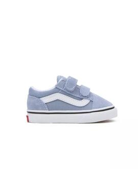 Zapatillas Old Skool Velcro Niño Azul