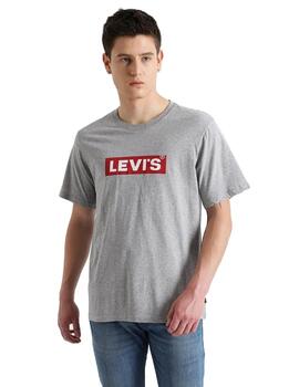 Camiseta Levis Relaxed Fit Tee Hombre Gris