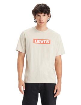 Camiseta Levis Relaxed Fit Tee Hombre Marrón