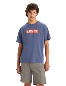 Camiseta Levis Relaxed Fit Tee Hombre Marino