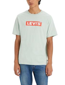 Camiseta Levis Relaxed Fit Tee Hombre Verde