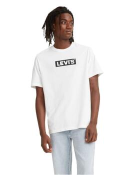 Casmiets Levis Relaxed Fit Tee Hombre Blanca