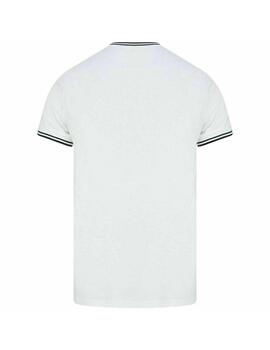 Camiseta Fred Perry Twin Tipped Hombre Blanco