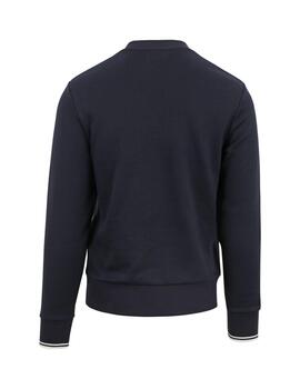 Sudadera Fred Perry Crew Neck Hombre Azul