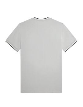 Camiseta Fred Perry Hombre Gris