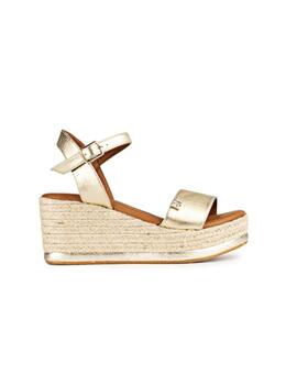 Sandalias Popa Arambol Laminado Mujer Dorado