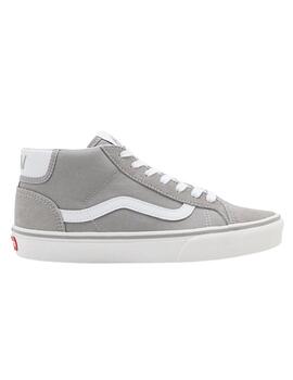 Zapatillas Vans Mid Skool Mujer Gris