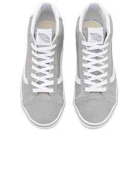 Zapatillas Vans Mid Skool Mujer Gris