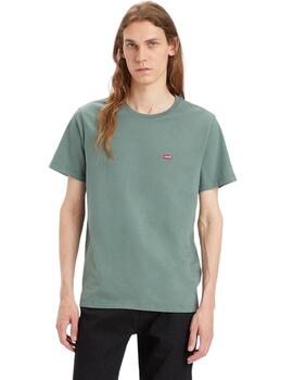 Camiseta Levis Logo Pequeño Hombre Verde