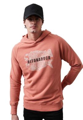 Sudadera con capucha Altonadock Hombre Naranja Coral