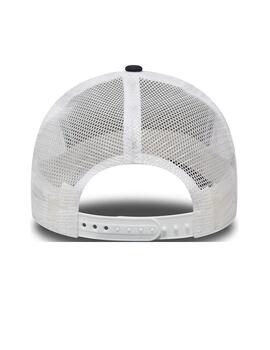 Gorra New Era Clean Trucker 2 Unisex Negro y Blanco