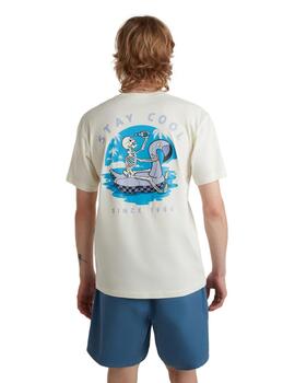 Camiseta Vans Stay Cool SS Marshmallow Hombre Blanco