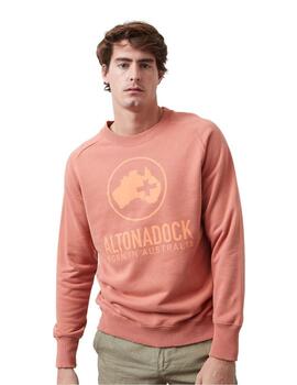 Sudadera sin capucha Altonadock Hombre Coral