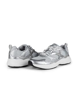 Zapatillas Munich Runar 09 Mujer Plata