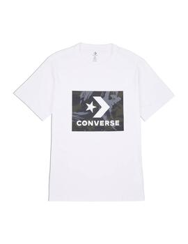 Camiseta Converse Star Chev Knock Out Hombre Blanco