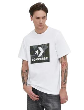 Camiseta Converse Star Chev Knock Out Hombre Blanco