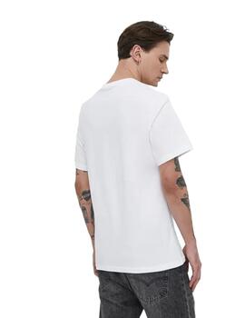 Camiseta Converse Star Chev Knock Out Hombre Blanco