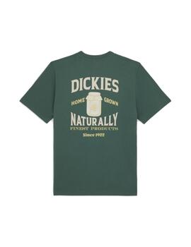 Camiseta Dickies Raven Dark Forest Hombre Verde