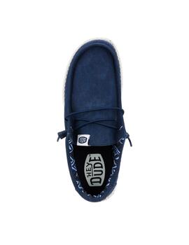 Zapatillas Hey Dude Wally Canvas Hombre Navy