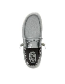 Zapatillas Hey Dude Wally Canvas Hombre Light grey