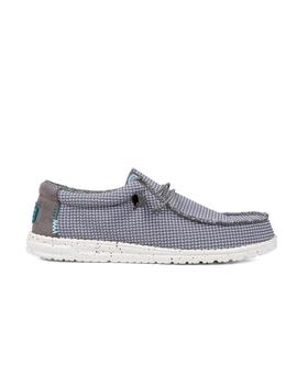 Zapatillas Hey Dude Wally Sports Mesh Grey Hombre Gris