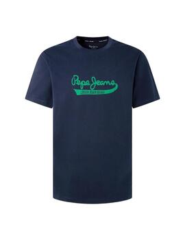 Camiseta Pepe Jeans Claude Hombre Azul