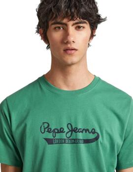 Camiseta Pepe Jeans Claude Hombre Verde