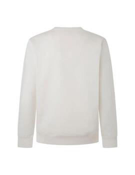 Sudadera Pepe Jeans Roi Off White Hombre Blanco