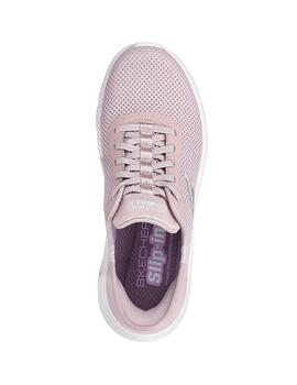 Zapatillas Skechers Go Walk Flex Gran Entry Mujer Rosa