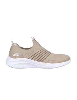 Zapatillas Skechers Ultra Flex 3.0 Classy Charm Mujer Beige