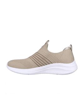 Zapatillas Skechers Ultra Flex 3.0 Classy Charm Mujer Beige