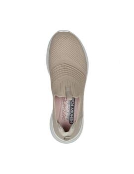 Zapatillas Skechers Ultra Flex 3.0 Classy Charm Mujer Beige