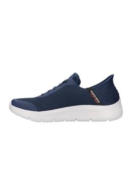 Zapatillas Skechers Go Walk Flex Hands Up Hombre Azul