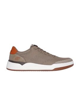 Zapatillas Skechers Corliss Dorset Hombre Marrón