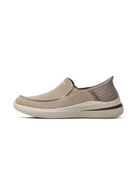 Zapatillas Skechers Delson 3.0 Cabrino Hombre Taupe