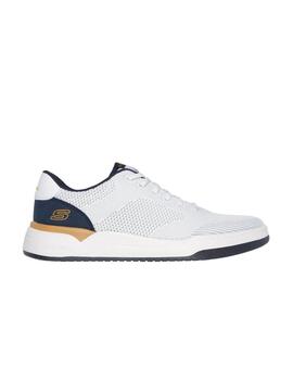 Zapatillas Skechers Corliss Dorset Hombre Blanco