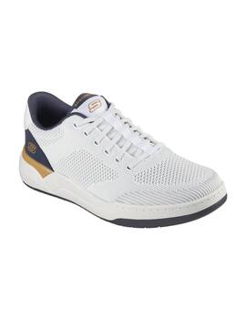 Zapatillas Skechers Corliss Dorset Hombre Blanco