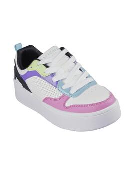 Zapatillas Skechers Court High-Color Crush niño