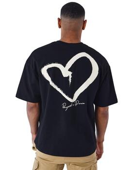 Camiseta Corazón Project Paris Hombre Negro