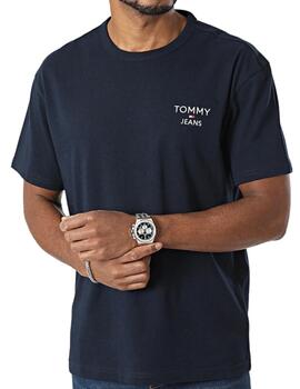 Camiseta Tommy Hilfiger Hombre Azul Marino