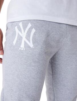 Pantalón New Era League Essentials Hombre Gris